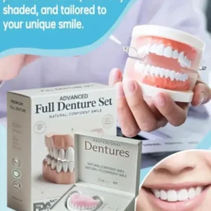 OHNEEN™ – 🦷Fortschrittliches Maßgeschneidertes Vollprothesen-Set🦷 (⏰Zeitlich begrenzter Rabatt⏰)